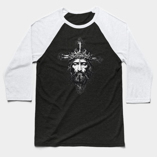 Jesus Christ the Light of the World Baseball T-Shirt by animegirlnft