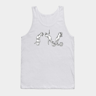 Ninja Warrior Rex Tank Top