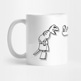 Ninja Warrior Rex Mug