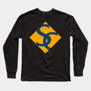 Yellow Smith College Logo Long Sleeve T-Shirt