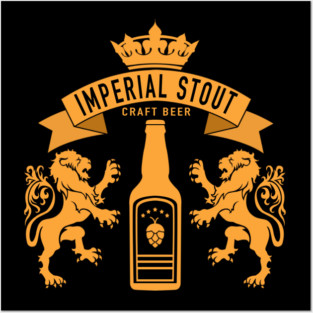 Craft Beer Imperial Stout Posters and Art