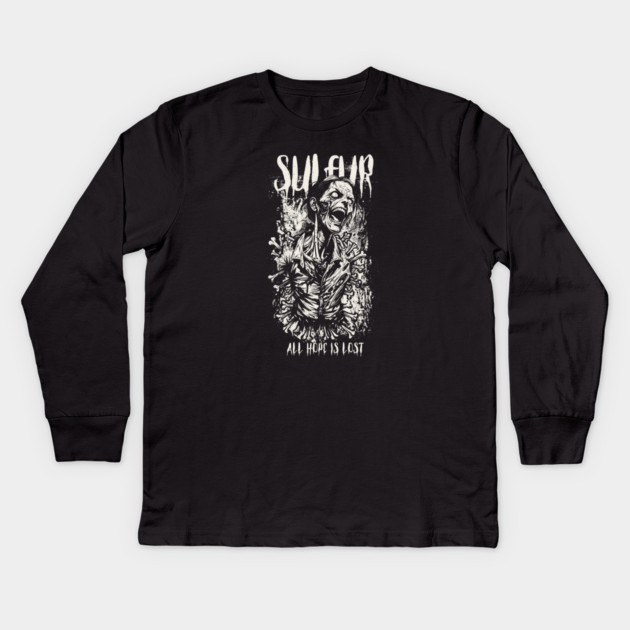 SULFUR Kids Long Sleeve T-Shirt by artslaves