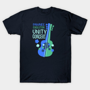 Parks and Rec - Pawnee Eagleton Unity Concert T-Shirt