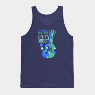 Parks and Rec - Pawnee Eagleton Unity Concert Tank Top