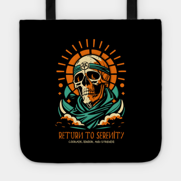 RETURN TO SERENITY Tote by artslaves