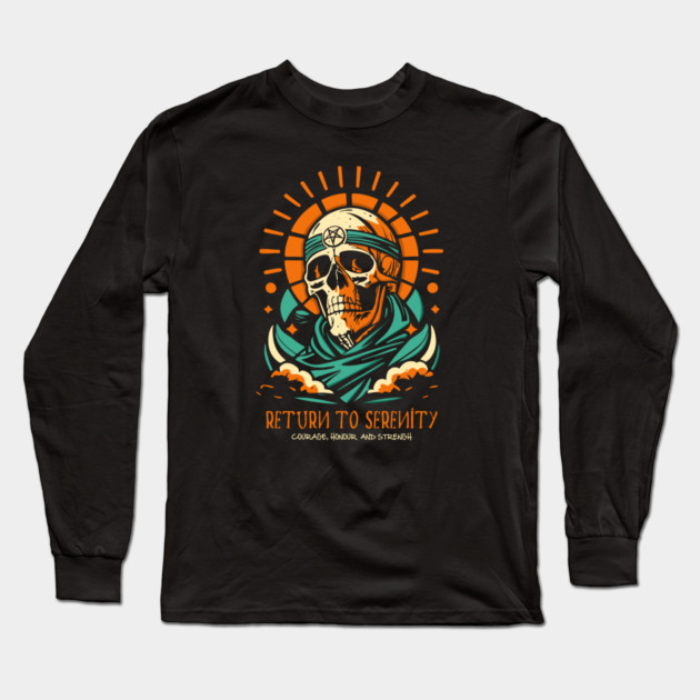 RETURN TO SERENITY Long Sleeve T-Shirt by artslaves