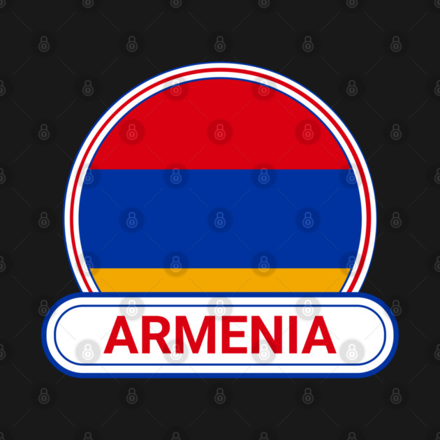 Armenia Country Badge - Armenia Flag by Yesteeyear