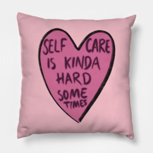 Self care is tricky Pillow