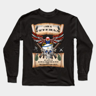 Navy Veteran Long Sleeve T-Shirt