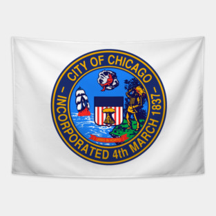 Chicago Seal Decal Tapestry