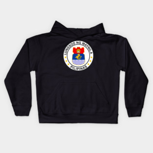 Manila, Philippines Flag Decal Kids Hoodie