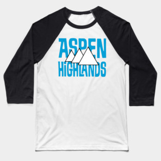 Aspen Highlands Baseball T-Shirt