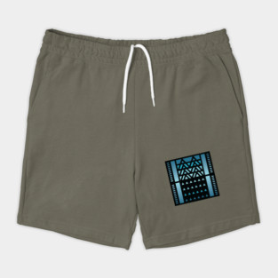 “Dimensional Surge” - V.3 Blue - (Geometric Art) (Dimensions) - Doc Labs Shorts