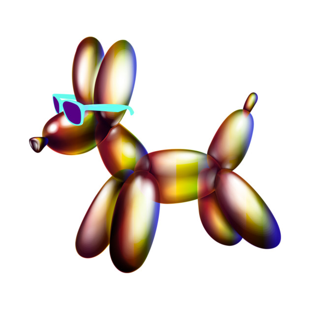 Cool Dog Balloon Dude by vectalex