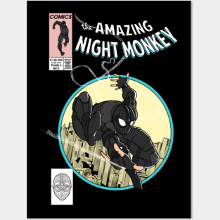 Amazing Night Monkey Posters and Art