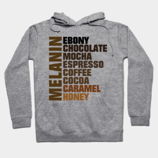Melanin Shades of Brown Hoodie