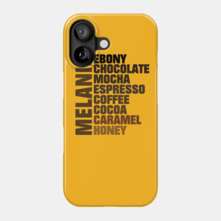 Melanin Shades of Brown Phone Case