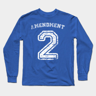 Second Amendment Sports Jersey Long Sleeve T-Shirt