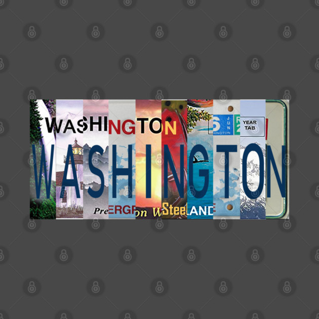 Washington License Plates by stermitkermit