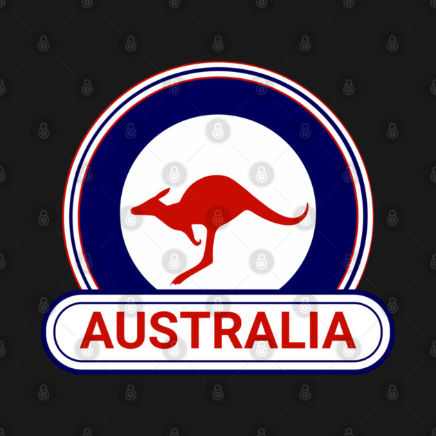 Australia Country Badge - Australia Flag by Yesteeyear