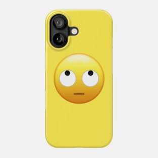 Emoji Eye Roll Phone Case