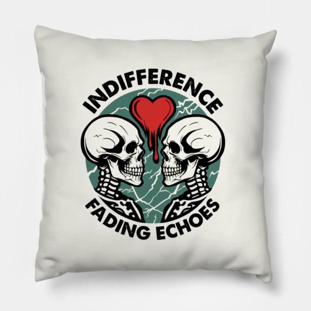INDIFFERENCE Pillow by artslaves