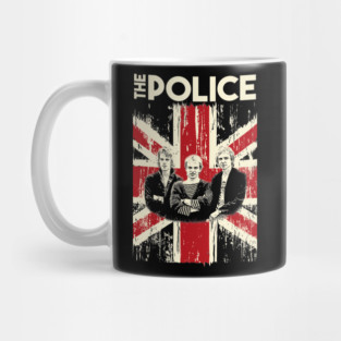 Vintage Distressed The Police Mug