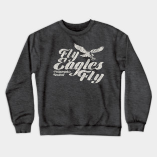 Fly Eagles Fly Worn Out Crewneck Sweatshirt