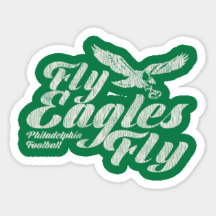 Fly Eagles Fly Worn Out Magnet