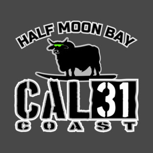 Wabunga The Cow Surf Under Half Moon Bay T-Shirt