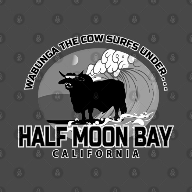 Wabunga The Cow Surf Under Half Moon Bay by Bad Tuna Bob