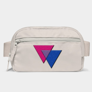 Bisexual Pride Flag Colored Triangles Symbol Bag