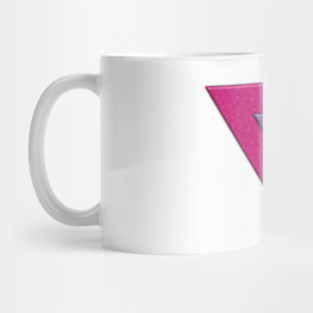 Bisexual Pride Flag Colored Triangles Symbol Mug