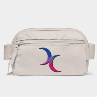 Bisexual Pride Flag Colored Crescent Moons Symbol Bag