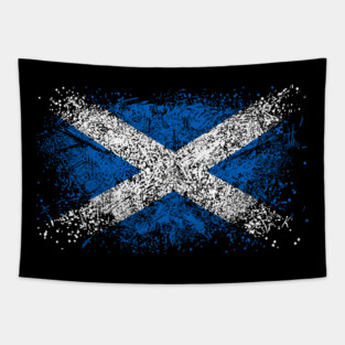 Scottish Flag VINTAGE Tapestry