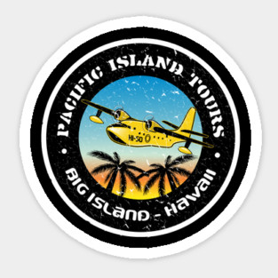 HI-50 Pacific Island Tour Sticker