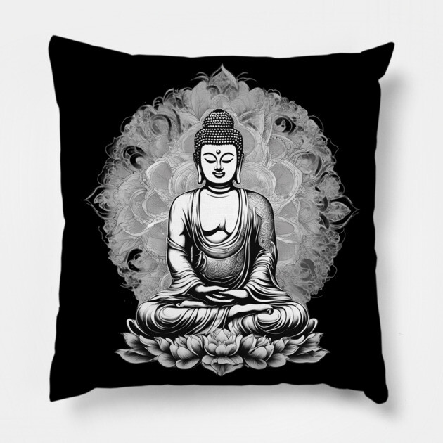 Nirvana Buddhism Pillow by animegirlnft