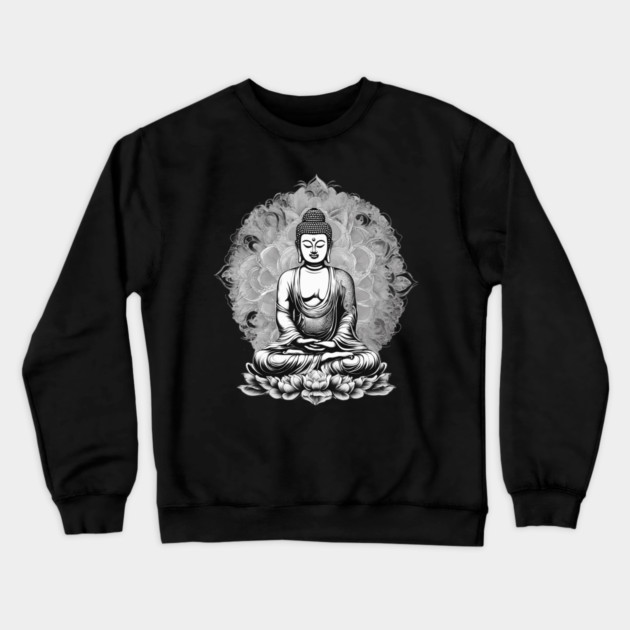 Nirvana Buddhism Crewneck Sweatshirt by animegirlnft
