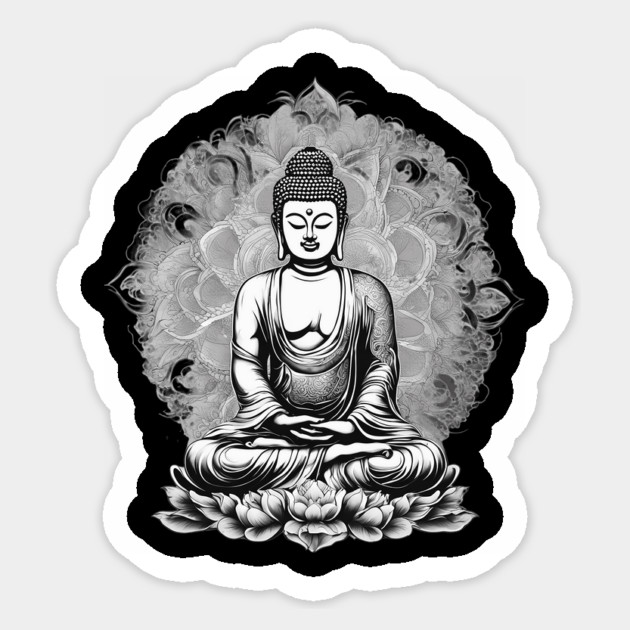 Nirvana Buddhism Sticker by animegirlnft