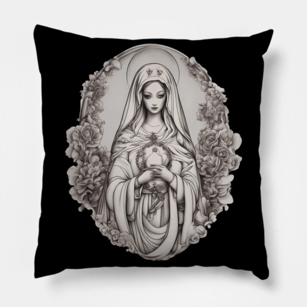 I am the handmaid of the Lord Pillow by animegirlnft