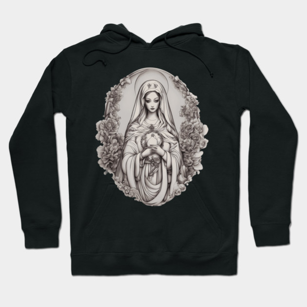 I am the handmaid of the Lord Hoodie by animegirlnft