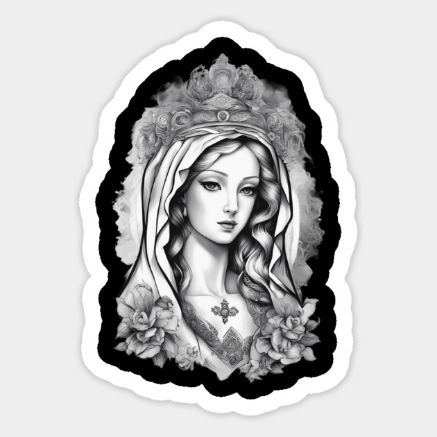 Holy Mother of God Magnet by animegirlnft