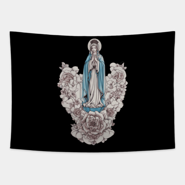 Mother of Jesus Tapestry by animegirlnft