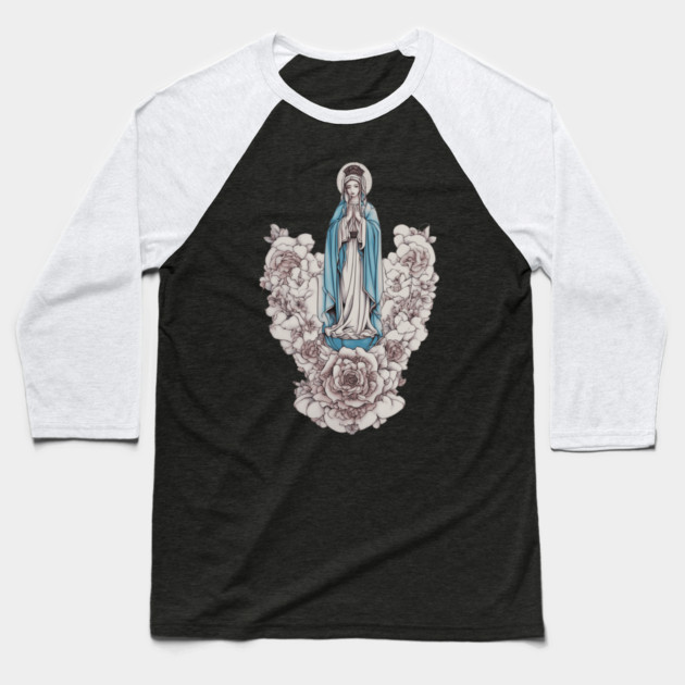 Mother of Jesus Baseball T-Shirt by animegirlnft