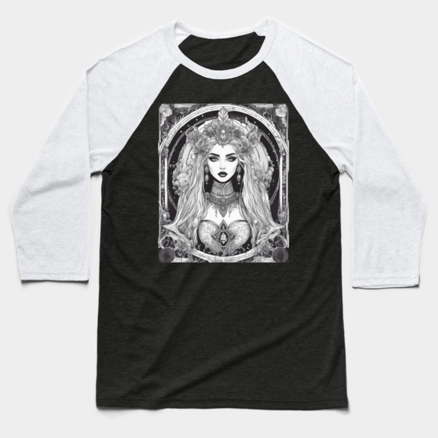 Judgement Tarot Baseball T-Shirt by animegirlnft