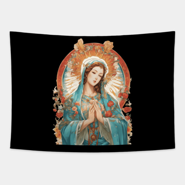 Ave Maria Tapestry by animegirlnft