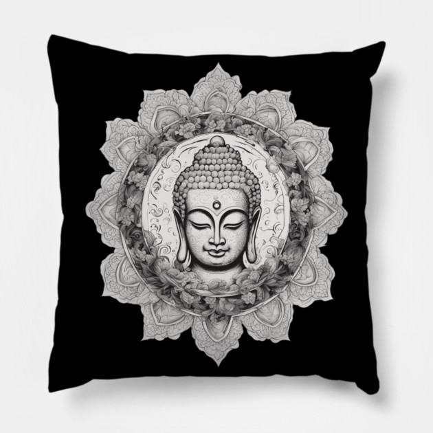 Zen Buddhism Pillow by animegirlnft