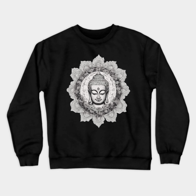 Zen Buddhism Crewneck Sweatshirt by animegirlnft