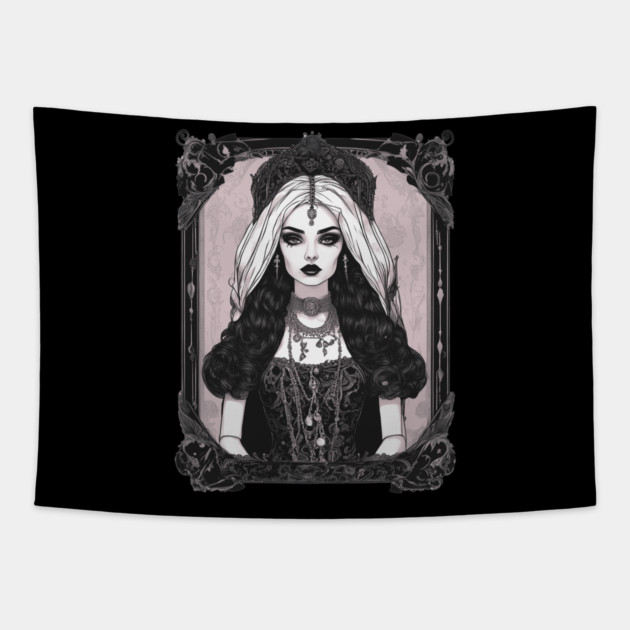 Love Witch Tapestry by animegirlnft