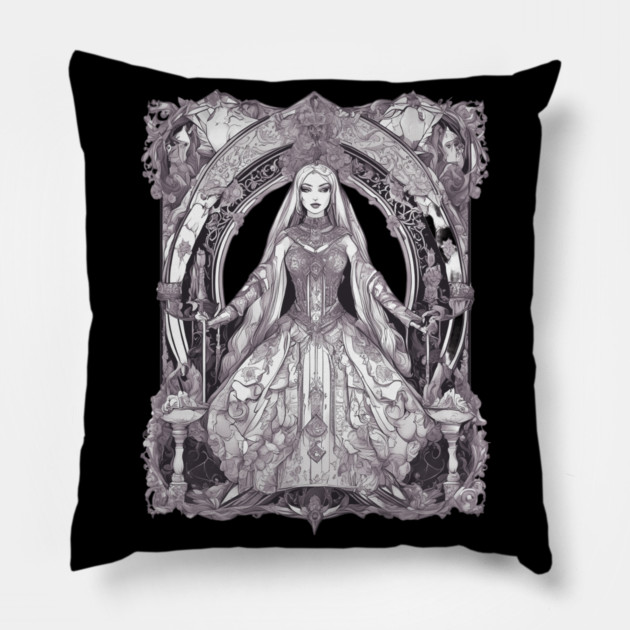 Spiritual Awakening Pillow by animegirlnft